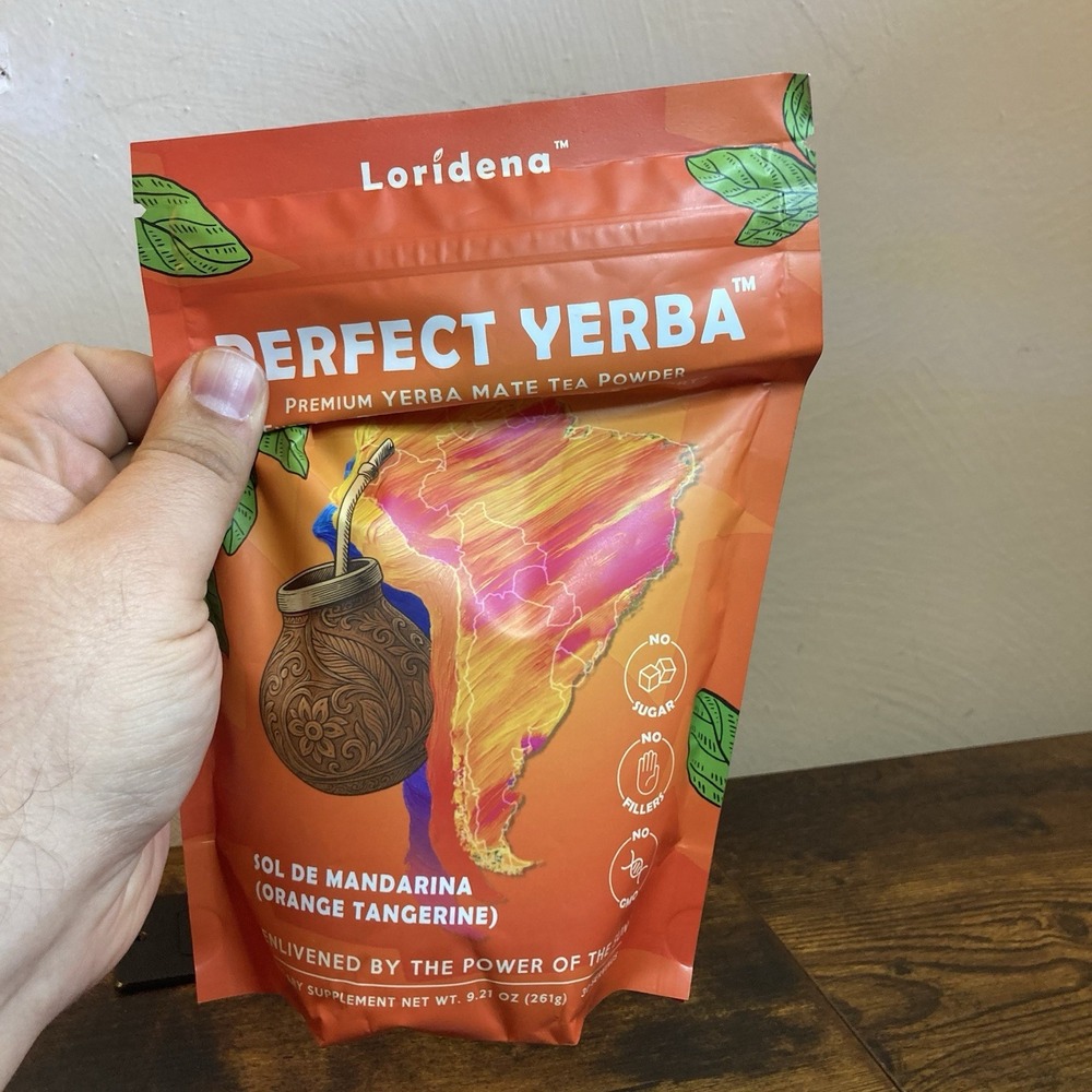 Loridena Perfect Yerba Orange Tangerine 9.21oz Tea Powder